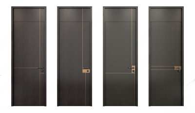 现代单开门3D模型下载